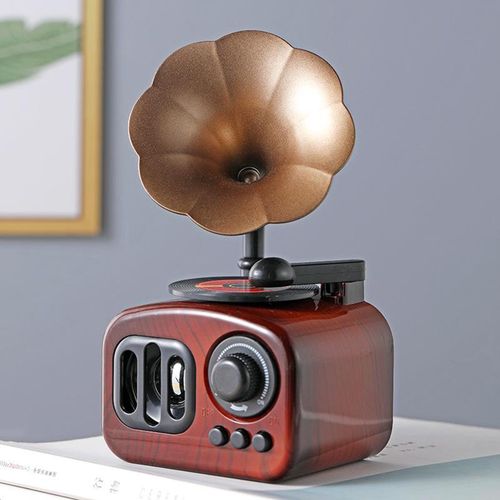 Boîte À Musique En Forme De Phonographe Rétro, Décoration Artistique Classique, Cadeau Artisanal, Décoration De Maison, Décor Antique Vintage