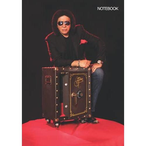 Notebook: Gene Simmons Notebook 7 X 10 In, 120 Pages, Medium Ruled Notebook, Diary And Notepad Journals 17.7 X 25.4 Cm