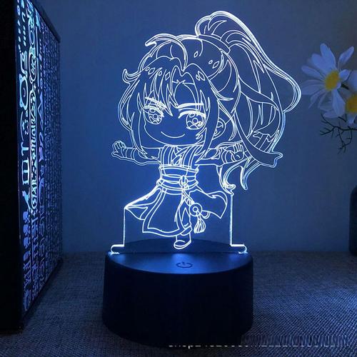 Petite Veilleuse Mo Dao Zushi Anime Personnage 3d Led L