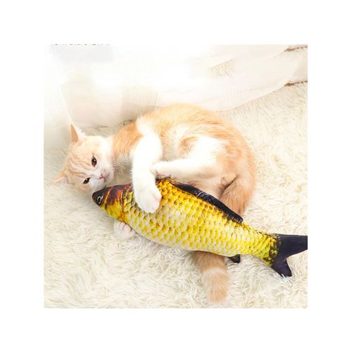 Jouet En Peluche Pour Chat, Simulation De Poisson, Entraînement, Divertissement, Oreiller En Peluche, Jouet D'interaction, Parfum Pour Chaton, Produit Pour Chiot