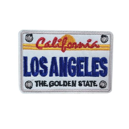 The Golden State California Los Angeles City Iron On Patch, Applique De Couture, Danemark Ge De Broderie, Fournitures De Couture En Tissu Bricolage, 2 Pièces