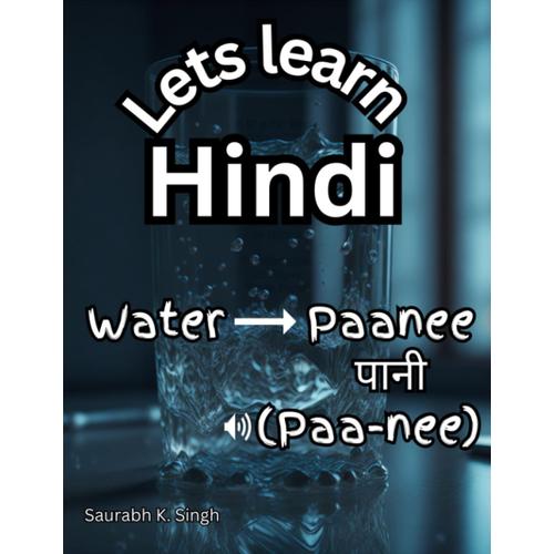 Lets Learn Hindi! Vocal And Pictorial Representation Of Day To Day Hindi Words: Guided 73 Pages Starting From A To Z For The Bilinguals ... Vocabulary Made Easy For The Beginners/Kids.