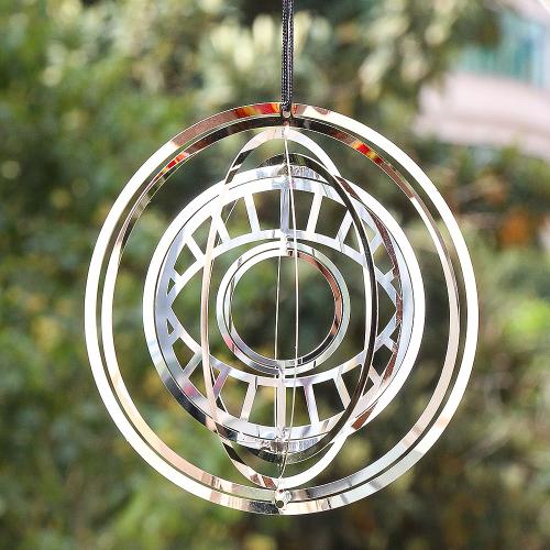 Turc SAFEye Wind Spinner Catcher, Sublimation 3D Mirror Reflection, Rotating cd chime, Feng Shui Amulet, Face Garden Decor