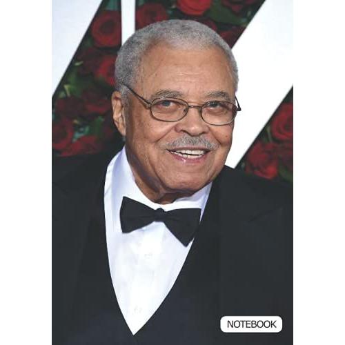 Notebook: James Earl Jones Notebook 7 X 10 In, 120 Pages, Medium Ruled Notebook, Diary And Notepad Journals 17.7 X 25.4 Cm