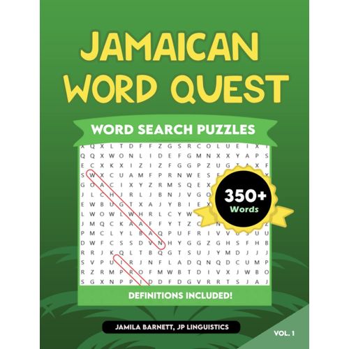Jamaican Word Quest: Word Search Puzzles - Large Print Vol. 1