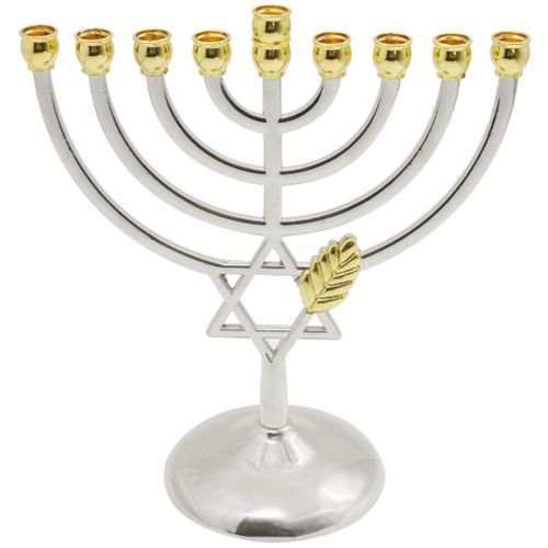 Bougeoir à 9 Branches, hanoukka, chandelier à Branches classiques, support Menorah, décoration de Table candélabre