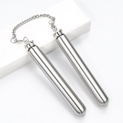 Jodouble-Flasque À Tube Portable En Acier Inoxydable Pour Hommes, Clés De Contaminants, Bouteilles De Vin, Verres De Voyage, Cadeaux Pour Hommes, 1.5oz