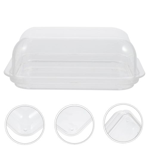 Boîte De Poupée En Acrylique Transparent, Plat À Fromage, Support, Récipient, Couvercle, Classique, Transparent, Garde-Réfrigérateur