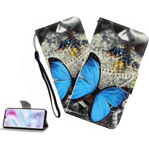 Coque Galaxy A32 4g,Portefeuille Etui Housse Pour Samsung Galaxy A32 4g Coque Paillette Fleur Papillon Chat Pu Cuir Flip Wallet Coquille Couverture Pour Samsung Galaxy A32 4g,Xc A Blue Die