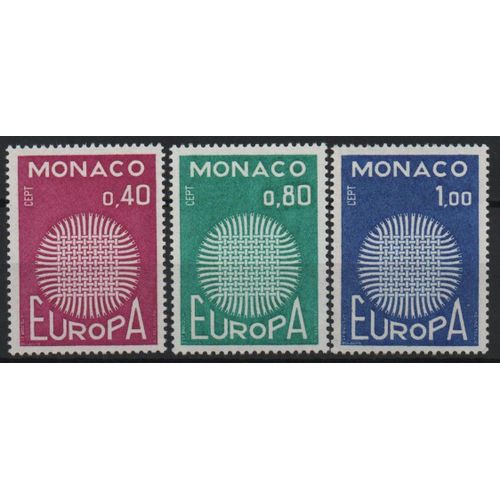 Monaco Timbres Europa 1971