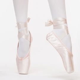 Acheter Chaussures de danse de pointe de ballet pour enfants et adultes,  chaussures de danse de ballet pour dames avec rubans