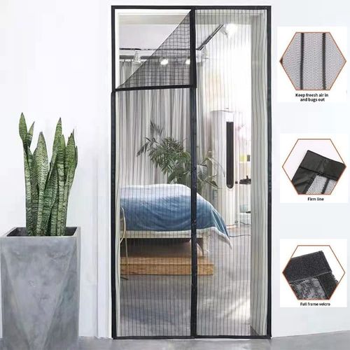 Moustiquaire Magnétique Pour Porte De Cuisine, Rideaux Anti-Moustiques, Anti-Insectes, Mouches, Fermeture Automatique, Été Chaud