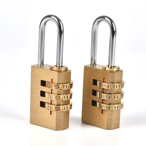 Cadenas en laiton massif, combinaison de chiffres, Code Secret pour gymnase extérieur, casier en cuivre et acier inoxydable