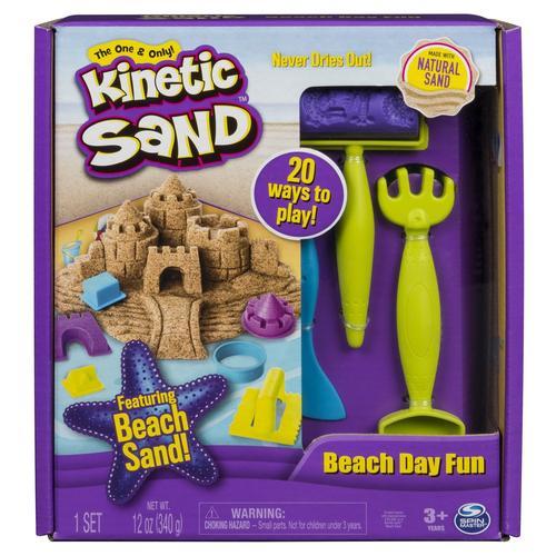 Kinetic Sand Coffret Plage 340 G + 9 Accessoires Kinetic Sand