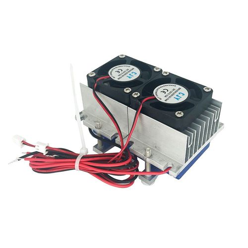 Système de refroidissement thermoélectrique Peltier,refroidisseur indispensable,semi-conducteur,climatiseur,extérieur,intérieur,bricolage,144W,12V