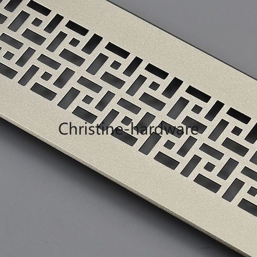 ÉColorado en alliage d'aluminium,feuille perforée d'aération,plaque Web,grille de ventilation,feuille perforée,200x100mm - Type Champagne gold