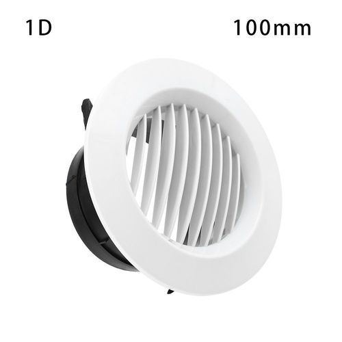 Grilles de Ventilation,4 Types,100mm/150mm,Couvercle d'Aération,Valve d'Extraction en Surpoids,Pièces Rondes - Type D-100mm