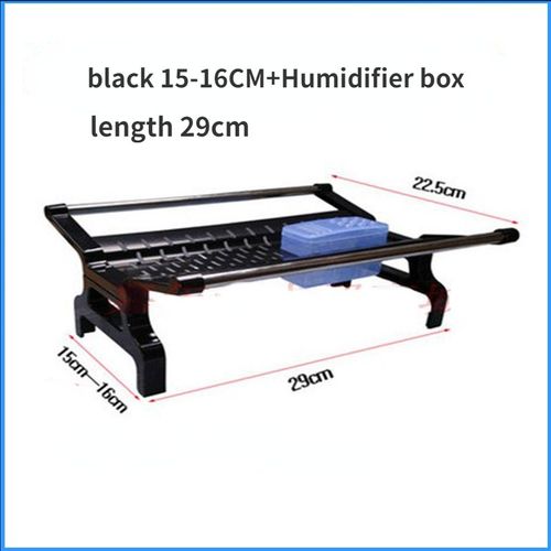 Étendoir Électrique Suspendu Pliable et Extensible pour Vêtements,Accessoire de Chauffage à Huile et Étain - Type black 15-16cm L29cm
