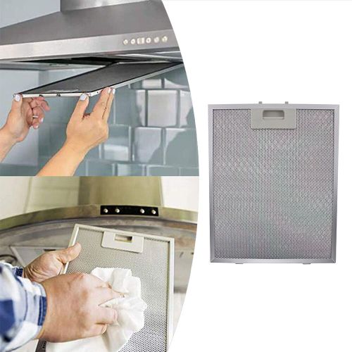 Filtre de hotte en acier inoxydable,extracteur de cuisine à mailles,évent résistant à l'huile,chauffage domestique,cuisson,300x240x9mm,1PC