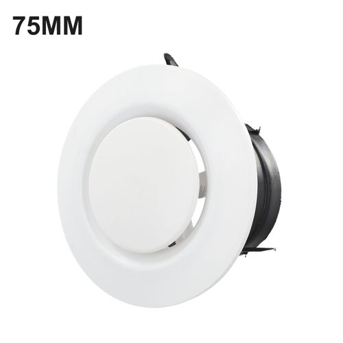 Couvercle de grille d'aération en T montable pour salle de bain,alimentation en air au plafond Tuyere ABS,diffuseur facile d'accès,capot 75mm,100mm,125mm,150mm,200mm - Type 75MM
