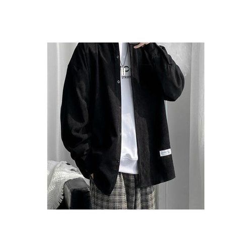 Chemise En Velours Côtelé Pour Hommes A Manches Longues Lâche Chemise D'outillage Rétro Japonais Automne Et Hiver Bf Marque A La Mode Ruffian Belle Veste Décontractée