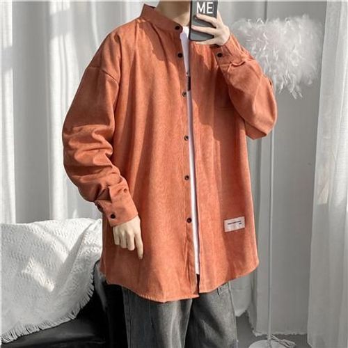 Chemise En Velours Côtelé Pour Hommes A Manches Longues Lâche Chemise D'outillage Rétro Japonais Automne Et Hiver Bf Marque A La Mode Ruffian Belle Veste Décontractée