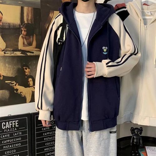 Printemps Pull Cardigan Garçons Vetements D'extérieur Automne Vetements Supérieurs College Version Coréenne Harajuku Style Ins Super Manteau De Feu