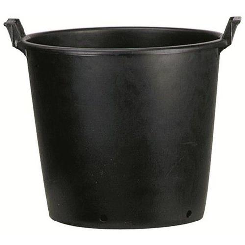 Pot Rond Noir Poignée 30l 40/37 X 33 Cm