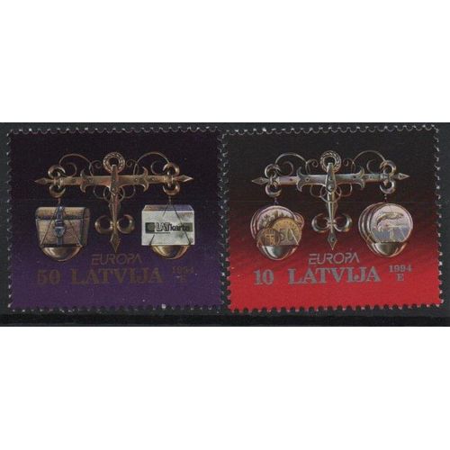 Lettonie Timbres Europa 1994