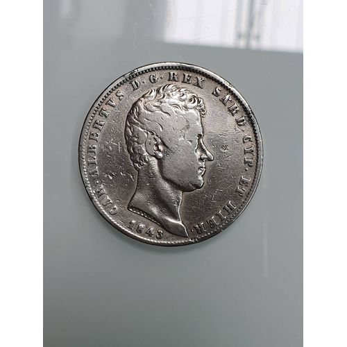 Pièce Argent 5 Lire