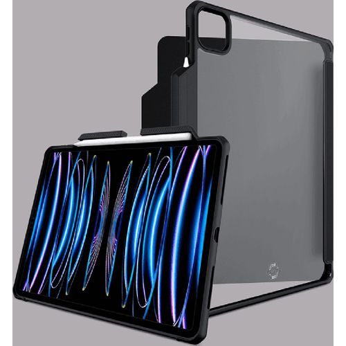Coque Renforcée Ipad Pro 11"" 2020 Hybrid R Folio Solid 100% Plastique Recyclé Noire Itskins