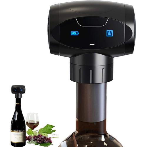 Christelle Bouchon de vin électrique sous vide économiseur de vin bouchon  de bouteille de vin automatique