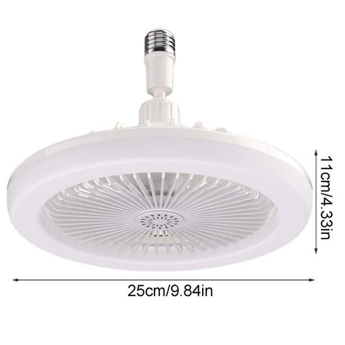 Lampe De Ventilateur De Plafond Led Avec Télécommande, Plafonnier À Intensité Variable, Ventilateur Électrique, Ventilateur De Refroidissement, 3 Vitesses