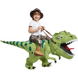 Déguisement adulte GENERIQUE Costume Auto Gonflable – A Dos de Dinosaure