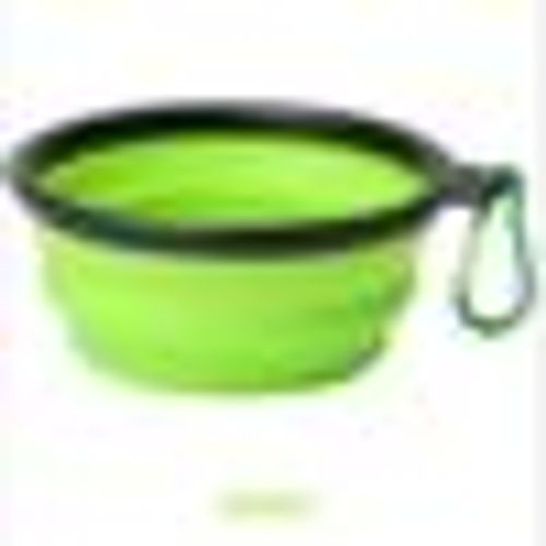 Gamelle Pliable En Silicone Pour Animaux De Compagnie, Récipient De Nourriture Portable Pour Chiot, Mangeoire Pliable Pour Camping En Plein Air, Accessoires Pour Chiens, 350ml, 1000ml