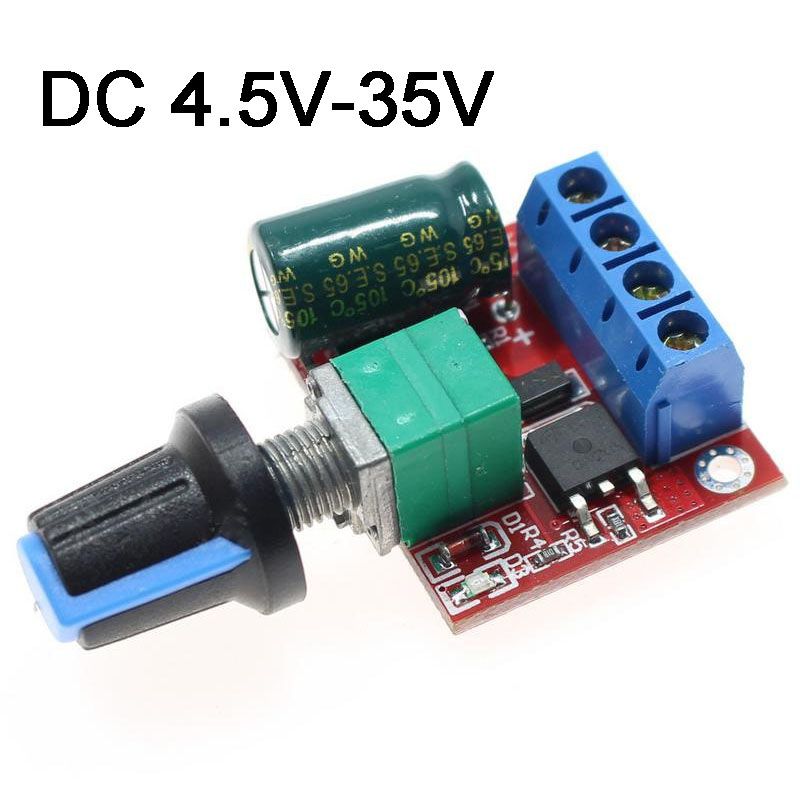 DC 4.5V à DC 35V 5A 90W Mini moteur à courant continu PWM Module de