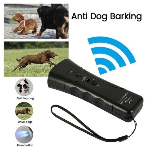 Trompent Anti-Aboiement À Double Tête Pour Animaux De Compagnie, Dissuasifs À Ultrasons Pour Chiens, Lampe De Poche Led Portable, Contrôle Anti-Aboiement Pour Chiot, 2 En 1