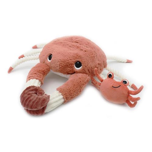 Peluche Géante Crabe Et Son Bébé Terracotta Cassecou Les Ptipotos - Les Déglingos