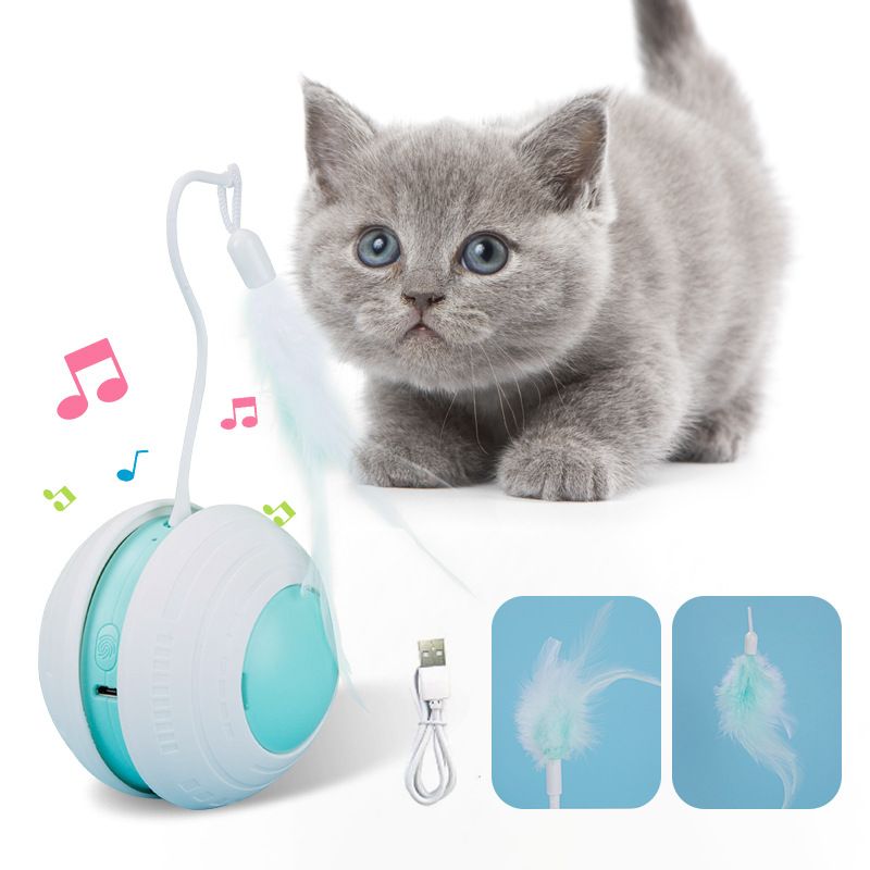 Atuban-jouets Interactifs Pour Chats D'intérieur, Boule À