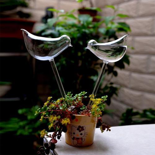 Dispositif d'arrosage en plastique transparent en forme d'oiseau, ampoules pour  plantes du Globe à arrosage automatique, 1 paquet