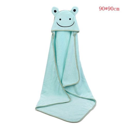 Serviette De Bain Pour Bébé Fille Et Garçon, Peignoir Pour Nouveau-Né Avec Capuche, Motif De Dessin Animé, Corail, Polaire, Couverture
