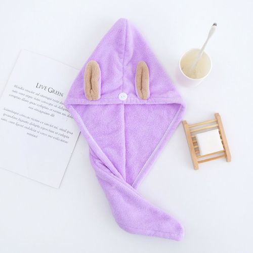 Serviette De Bain En Microfibre Pour Sécher Les Cheveux, Bonnet De Douche À Séchage Rapide, Turban Super Absorbant