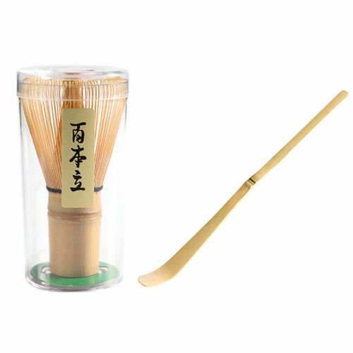 Ensemble De Fouets Matcha, Accessoires De Cérémonie À Prise Confortable Pour La Maison, Cadeau D'outils Japonais, Cuillère Traditionnelle, Brosse À Poudre De Bambou Naturel