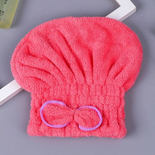 Turban En Microcarence De Couleur Unie Pour Vaccage Rapide Des Cheveux, Serviette De Bain Pour Femme Et Fille, 6 Couleurs