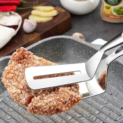 Pelle À Frire En Acier Inoxydable, Pour Poisson Frit, Pizza, Steak, Crêpes De Cuisine À Domicile, Fourchette À Poisson, Nouveau