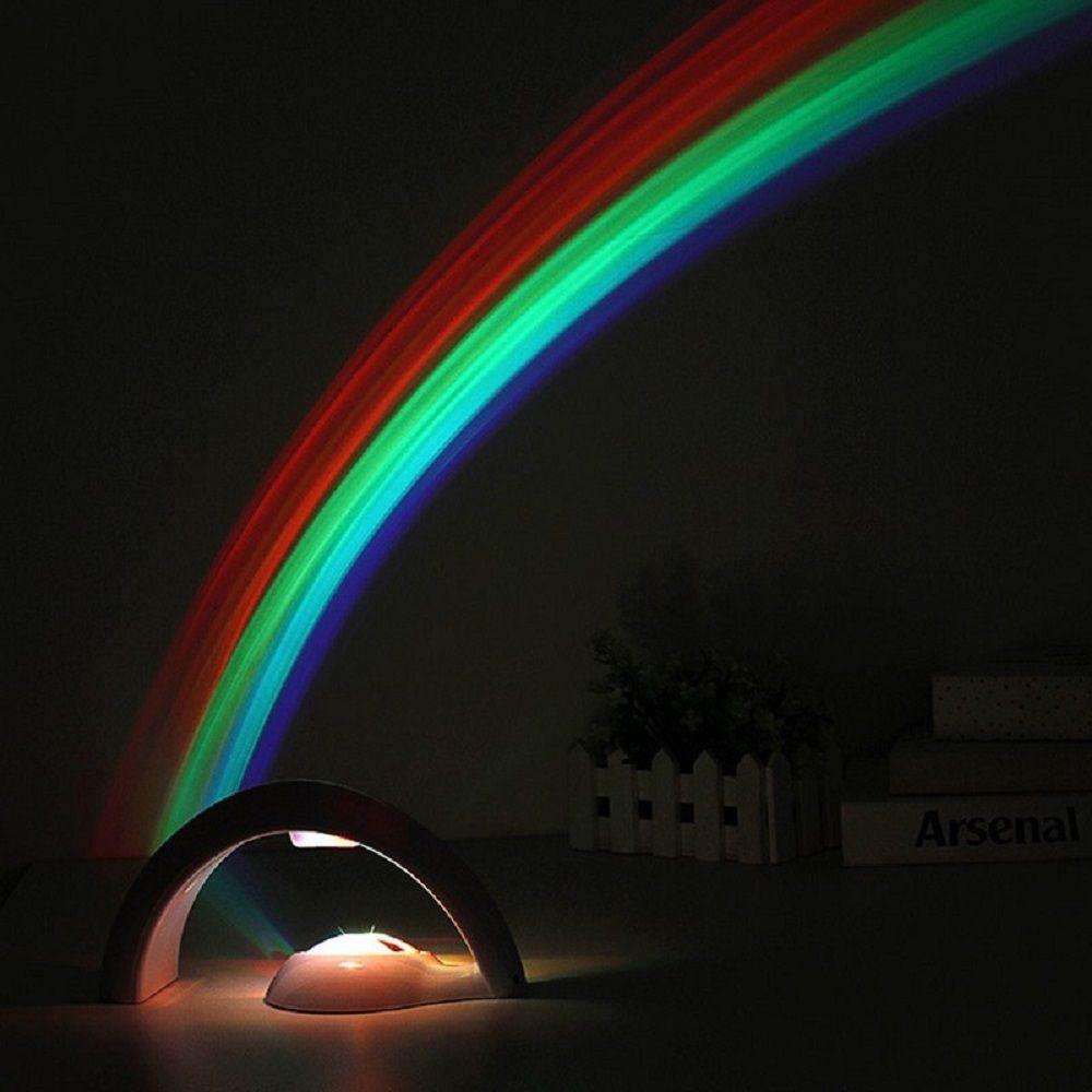 Veilleuse arc-en-ciel LED colorée pour enfants, budgétaire, lampe,  romantique, Noël, magique, décor de chambre d'enfant