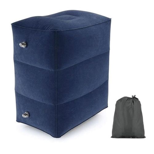 Oreiller Gonflable De Voyage Pour Les Pieds, Coussin De Repos, Coussin De Voyage, Pour Avion, Voiture, Bus