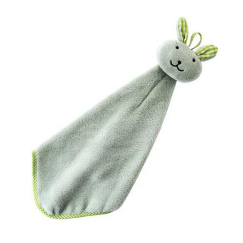 Serviette De Bain En Velours Corail Pour Bébé, Serviette À Main, Dessin Animé Animal Lapin, Bain Suspendu, Lingette De Toilette, Mouchoir Pour Enfants