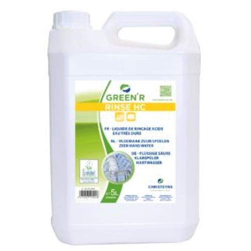 Liquide de rincage green'r rinse hc spÉcial eaux douces a moyennement dures 5l - CHR 310124 - PRODUITS VAISSELLE - CHRISTEYNS