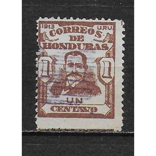 Honduras 1913 : Général Terenzio Sierra : Timbre 1 C. Brun Oblitéré